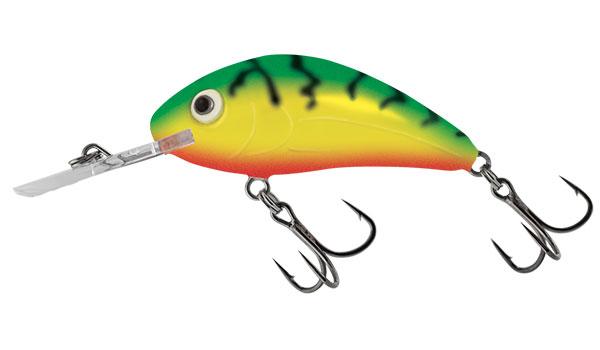 Salmo Rattlin Hornet 4.5cm 6g Green Tiger Floating wobler