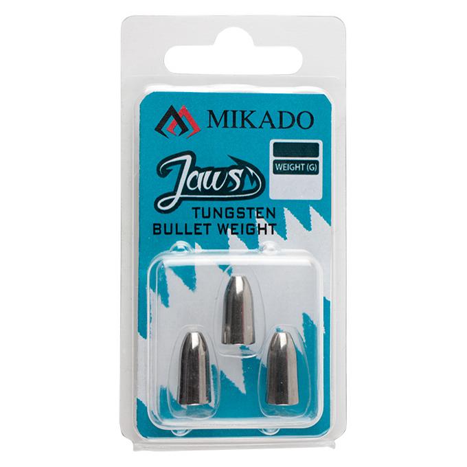 Mikado JAWS Tungsten Bullet stalowo szary 3.54g 3szt. ciężarek