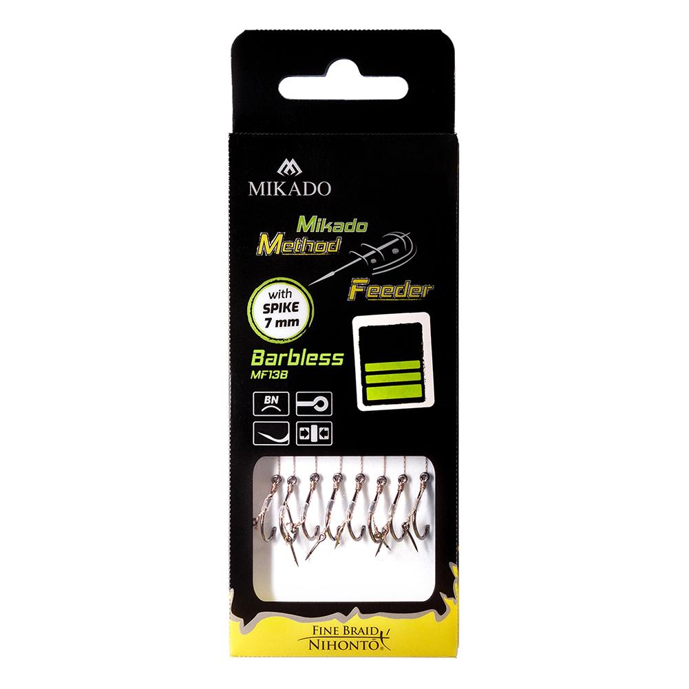 Mikado X-tra Strong igła r.12 plecionka 0.12mm 10cm 8szt. gotowe przypony
