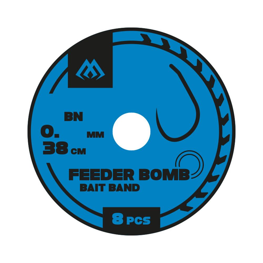 Mikado Feeder Bomb gumka r.10 0.20mm 38cm 8szt. gotowe przypony