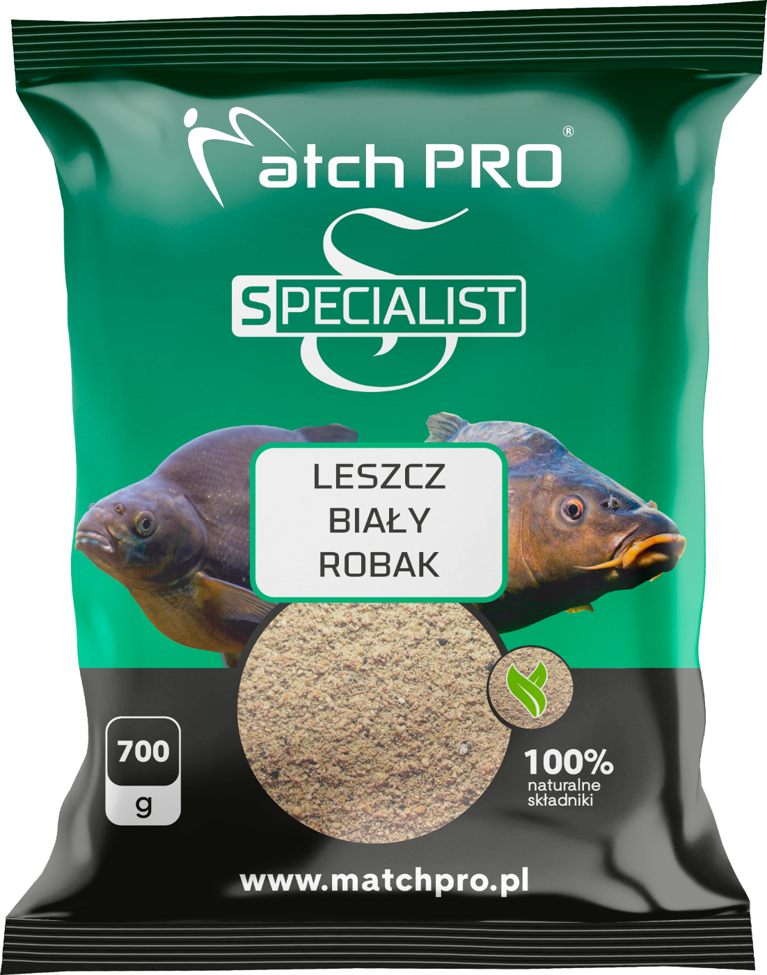 MatchPro Specialist Leszcz Biały Robak 700g zanęta