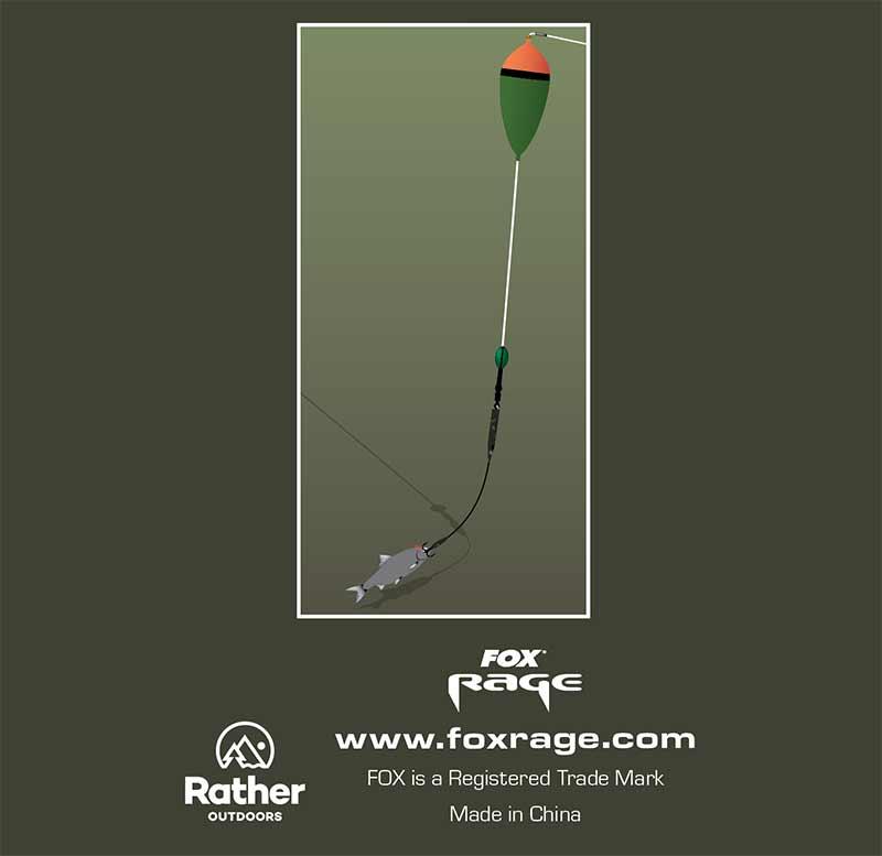Fox Rage Predator Predator Float Trace 50cm Size 4 Barbed 40lb - dozbrojka