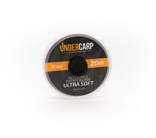 UnderCarp Ultra Soft 15lbs 20m Brązowa plecionka przyponowa