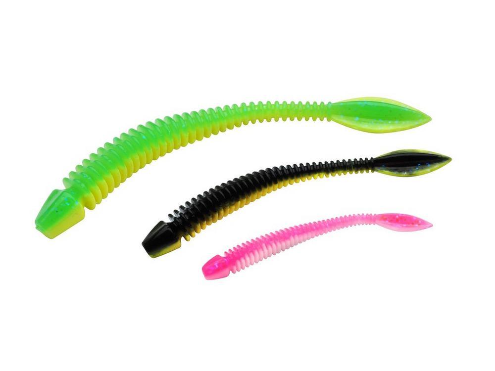 Berkley PowerBait Power Flail 50mm 12szt. FL OSprng Grn/Snsne Ylw