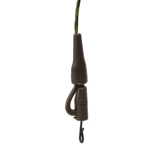UnderCarp Leadcore z Bezpiecznym Klipsem z Bolcem Zielony 100cm