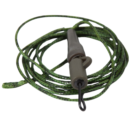 UnderCarp Leadcore z Bezpiecznym Klipsem Zielony 100cm