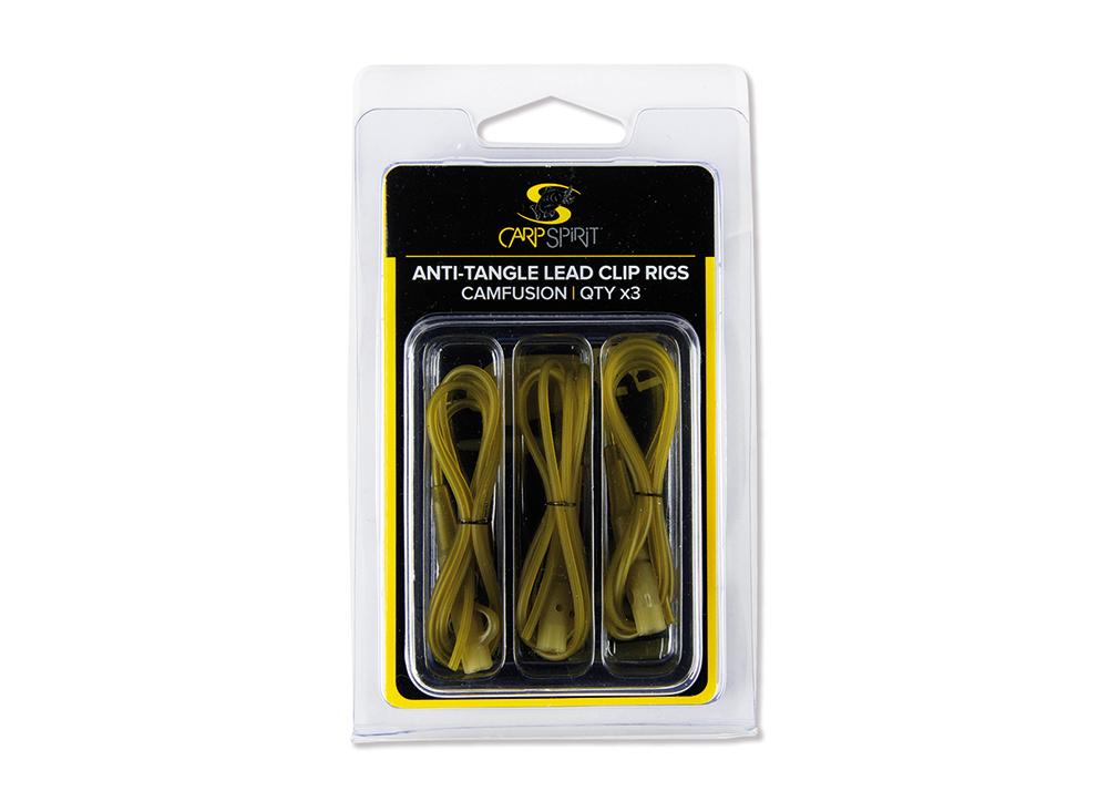 Carp Spirit Anti Tangle Lead Clip Rig x3