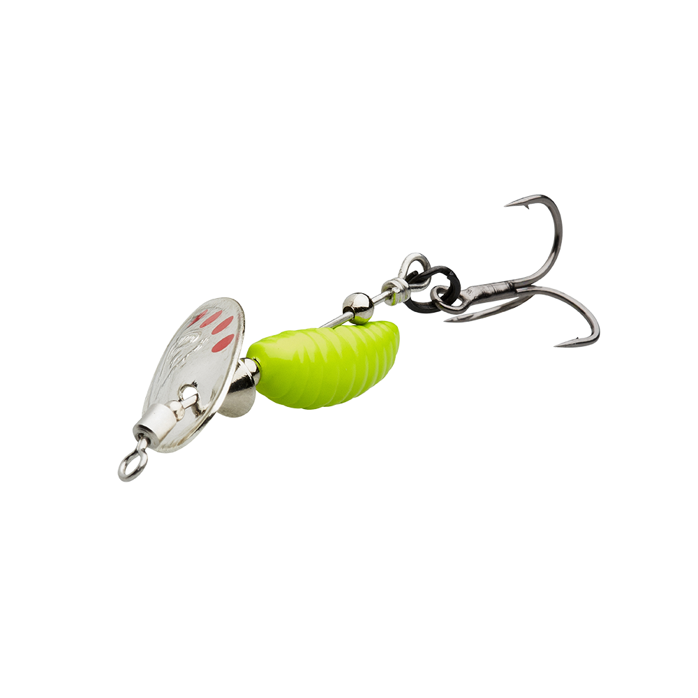 Savage Gear Grub Spinner 2 5.8g Silver Red obrotówka