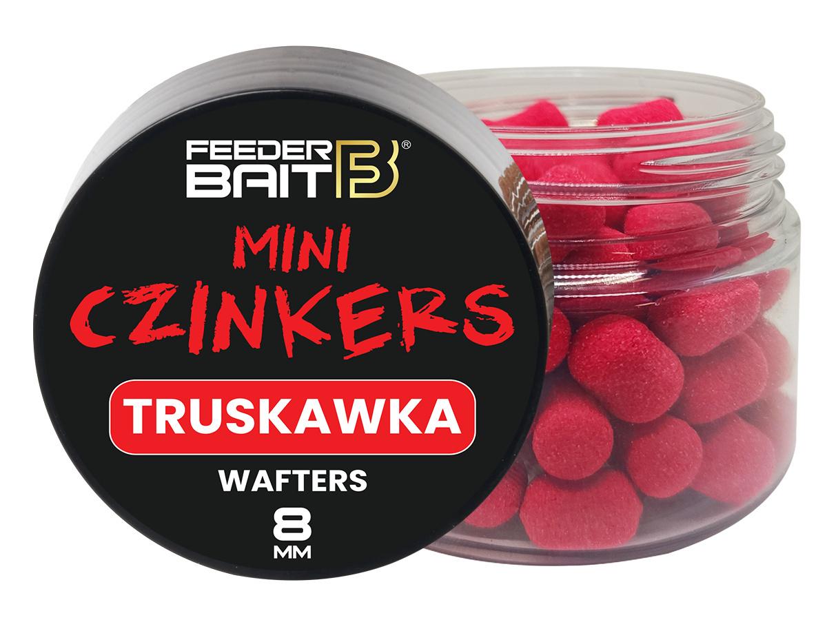 Feeder Bait Mini Czinkers Wafters 8mm Truskawka
