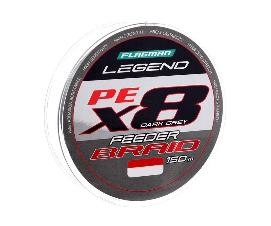 Flagman Legend Feeder Braid x8 150m 0.14mm Dark Grey plecionka