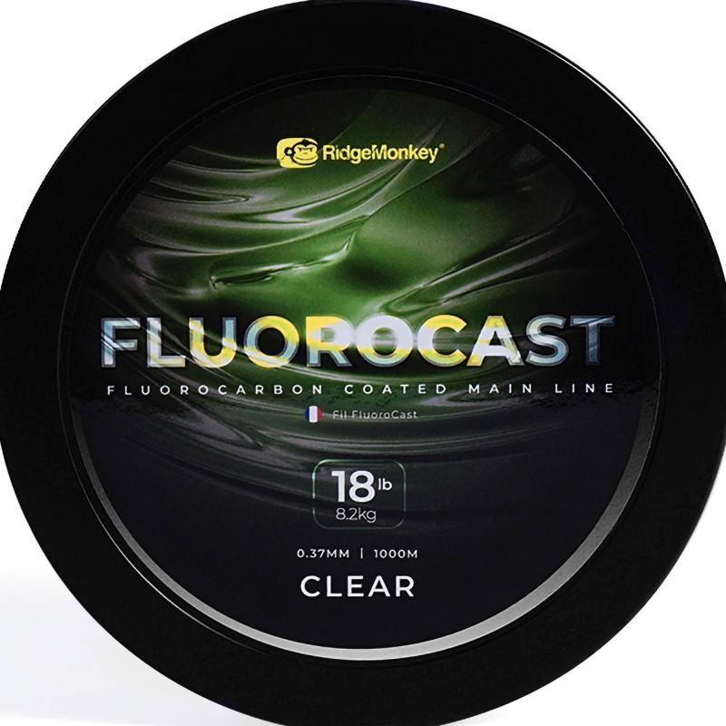 RidgeMonkey FluoroCast Fluoro Coated Mainline 0.37mm 1000m żyłka