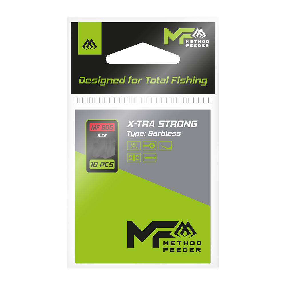 Mikado X-tra Strong r.8 10szt. bezzadziorowe haki