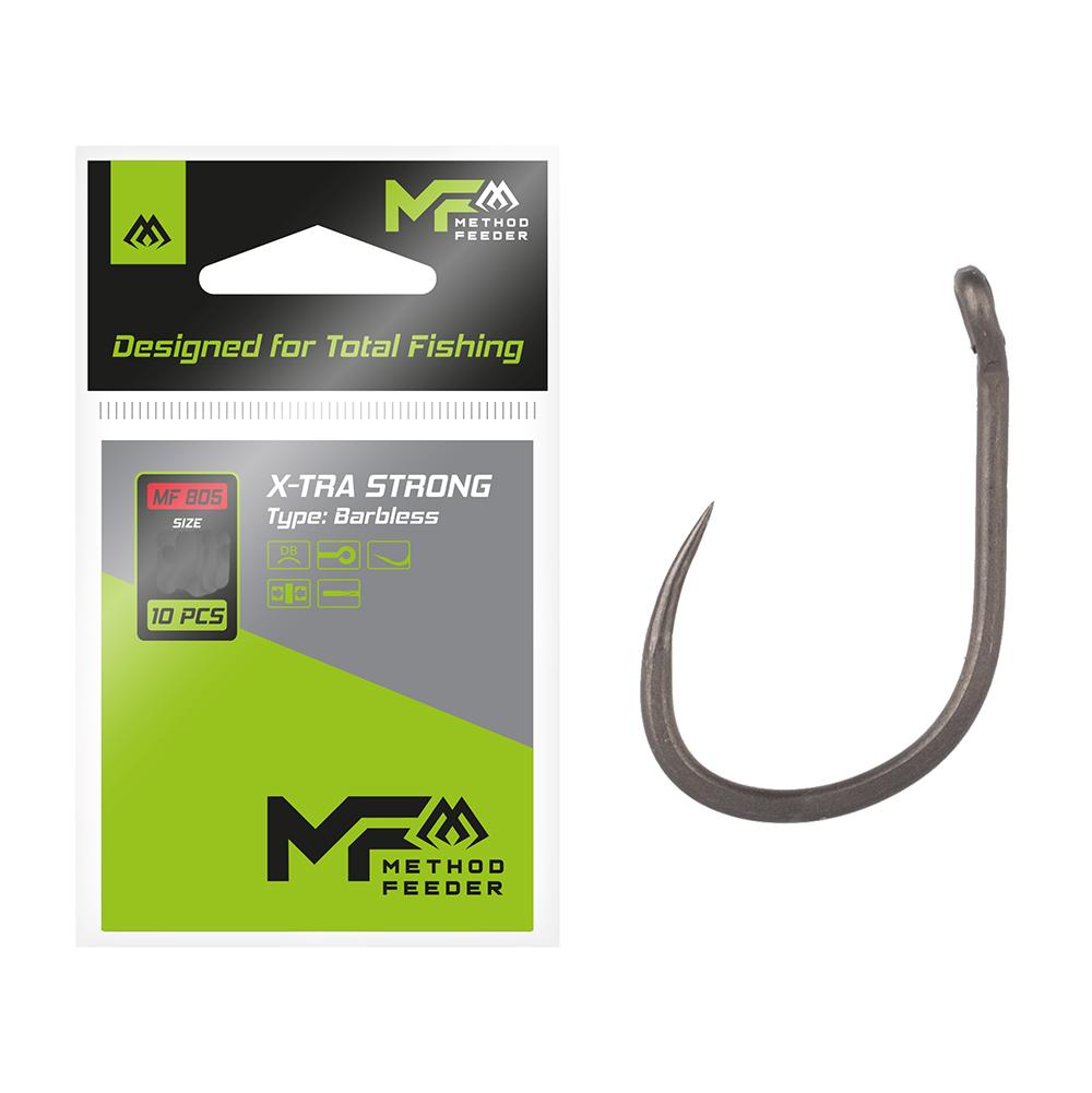 Mikado X-tra Strong r.14 10szt. bezzadziorowe haki