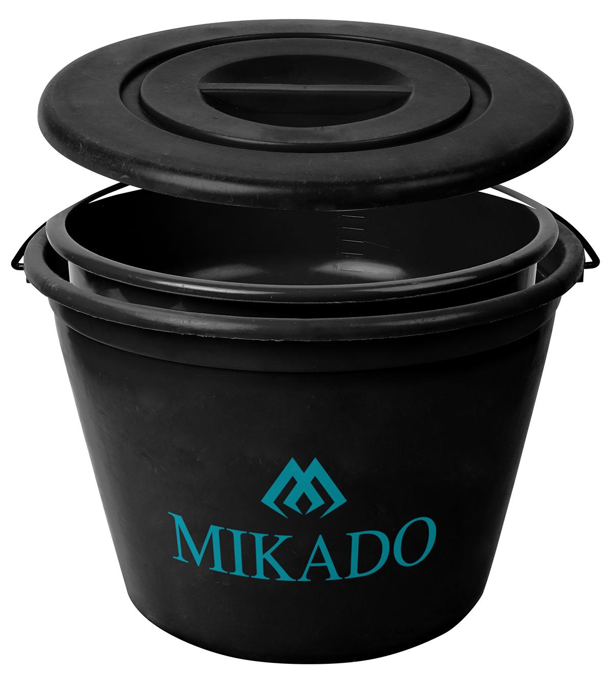 Mikado Wiadro 25L komplet - miska + pokrywka