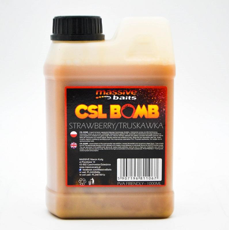 Massive Baits CSL Boomb Strawberry 1l