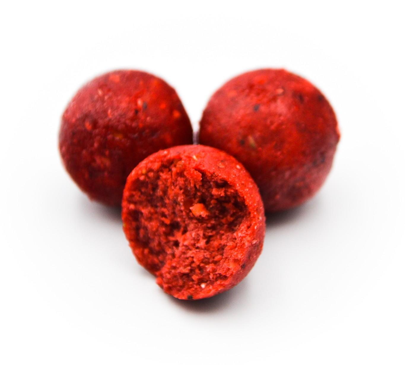 Massive Baits Eco Boilies Strawberry 18mm 1kg kulki zanętowe