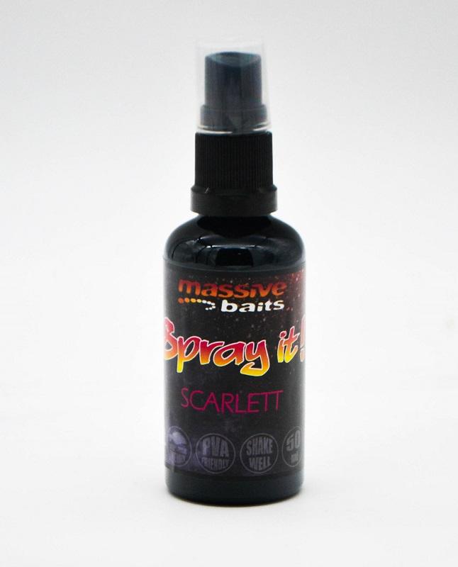 Massive Baits Spray It 50ml Scarlett