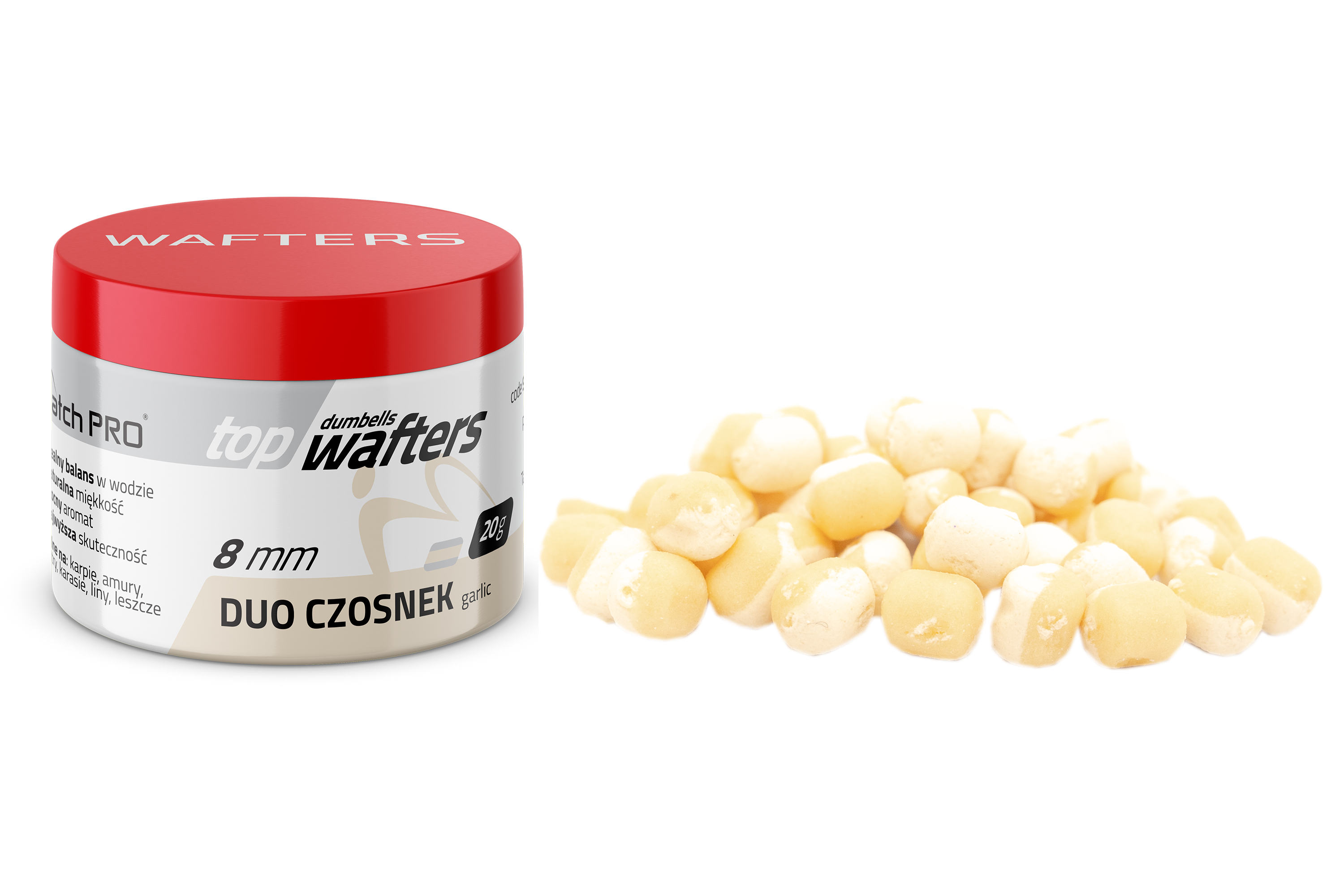 MatchPro Top Dumbells Wafters Duo Garlic 8mm 20g