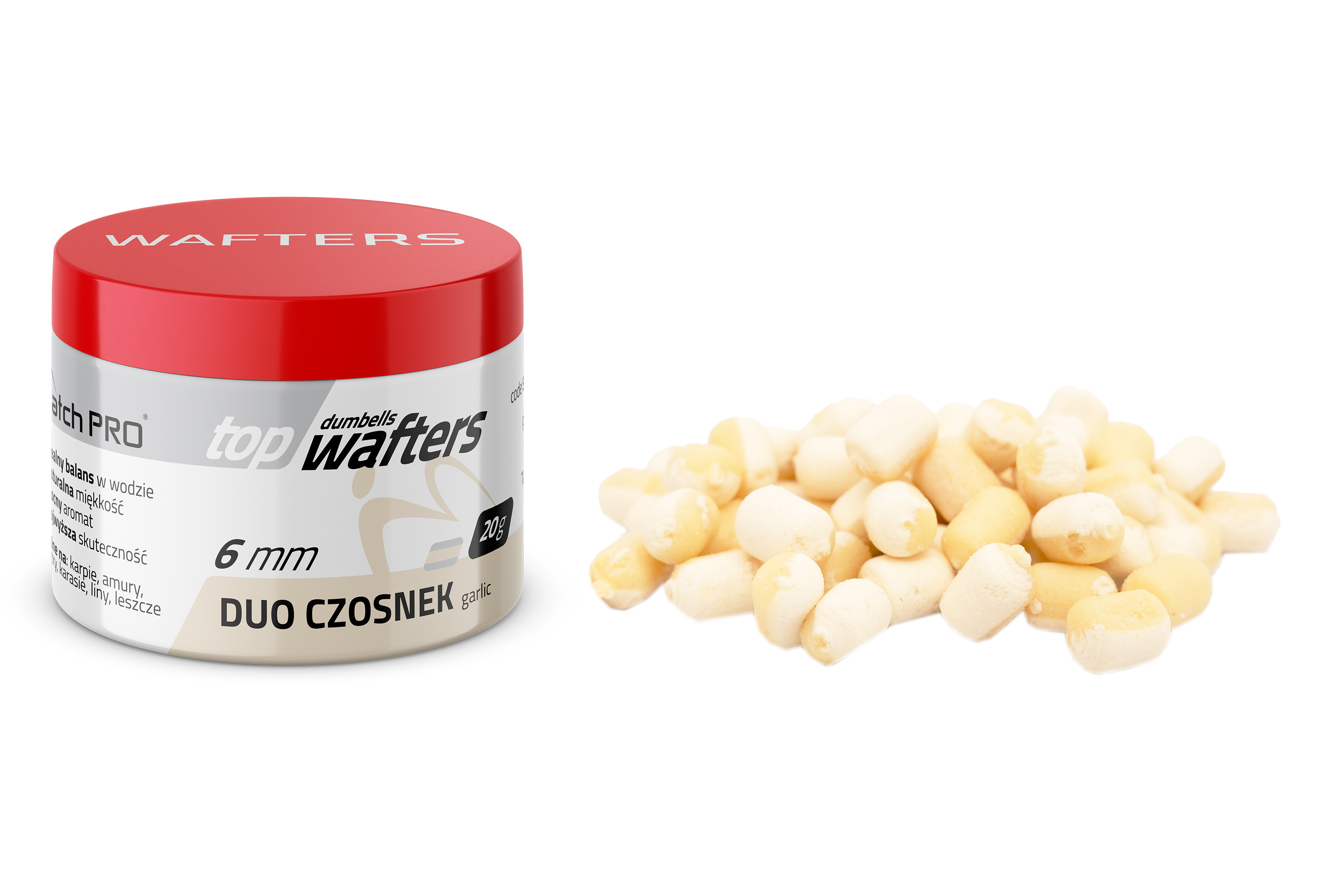 MatchPro Top Dumbells Wafters Duo Garlic 6mm 20g