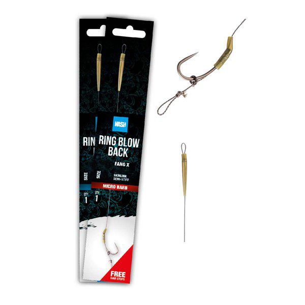 Nash Ring Blow Back Rig r.2 25lb gotowy przypon
