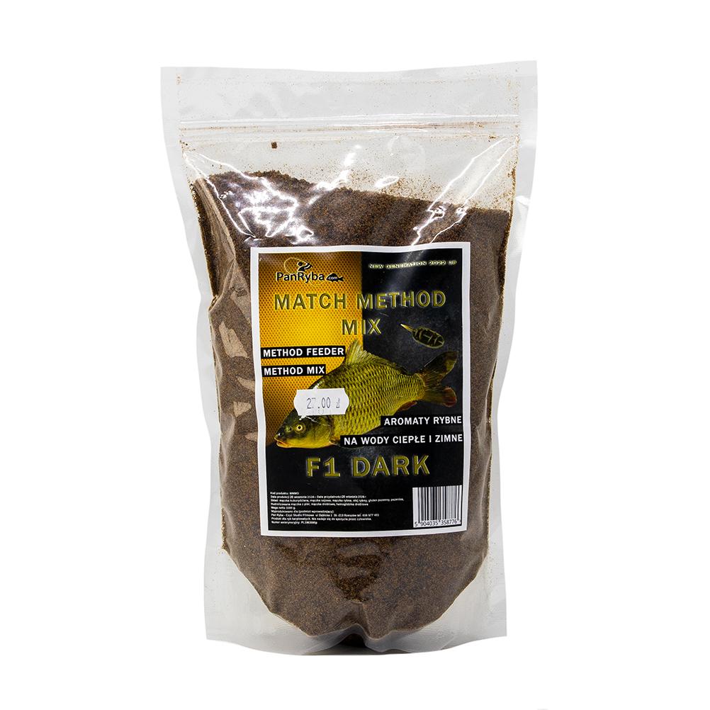 Pan Ryba Match Method Mix F1 Dark 1kg zanęta