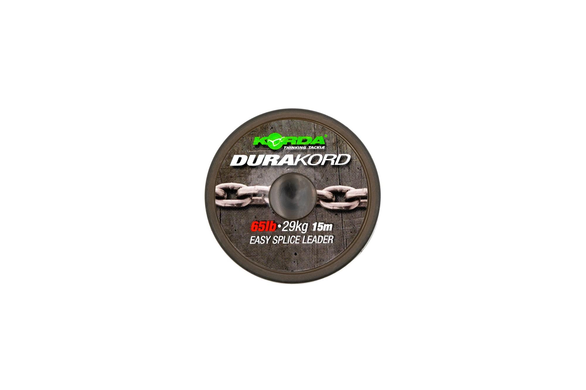 Korda Dura-Kord Dyneema Spliceable Leader 65lb 15m
