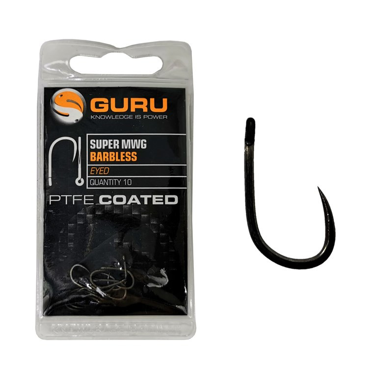 Guru Super MWG Barbless r.12 10szt haczyki