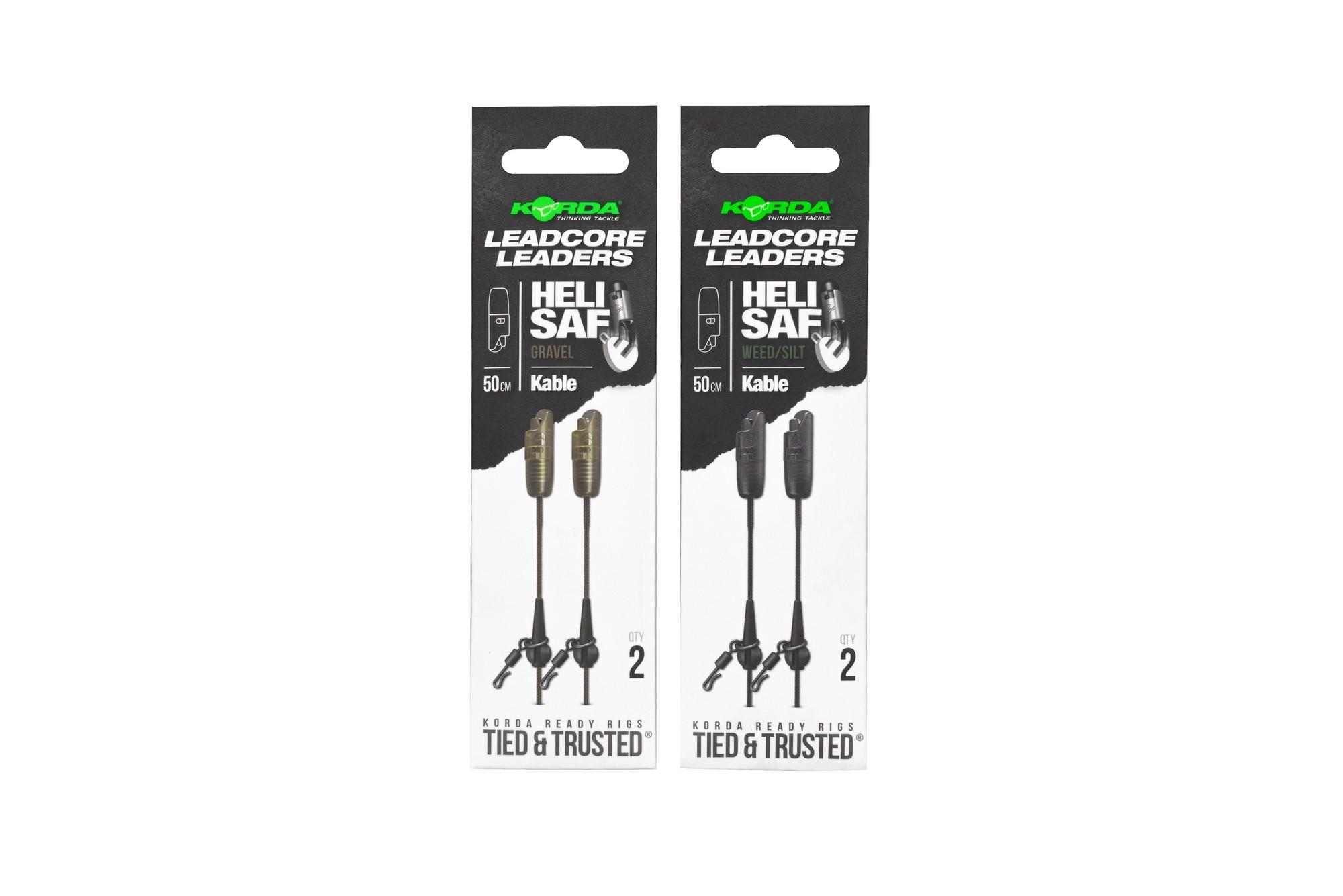 Korda Kable Leadcore Leader Heli Safe Weed 50cm