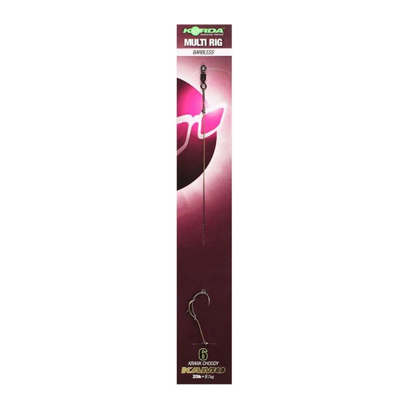 Korda Multi Rig Krank Choddy Barbless Kamo r.6 20lb