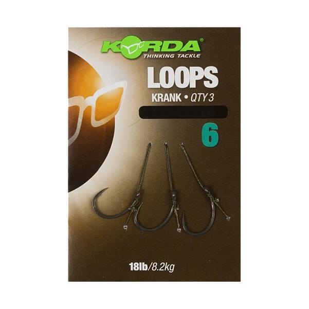 Korda Loop Rigs Krank Barbless r.6 18lb