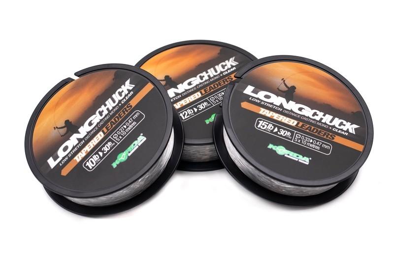 Korda Long Chuck Tapered Leaders 0.33-0.47mm