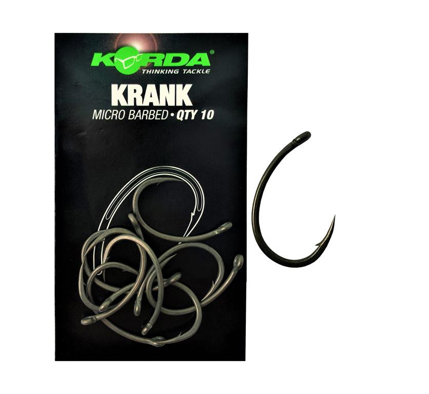Korda Krank Micro Barbed r.2 10szt. haki karpiowe