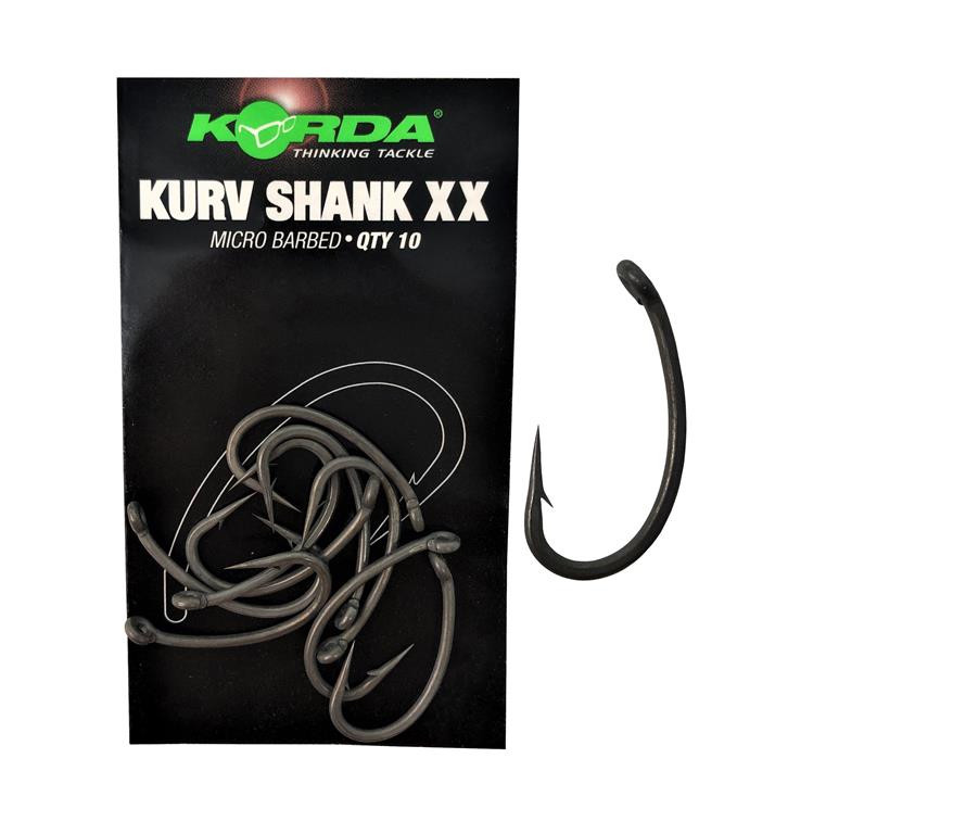 Korda Kurv Shank XX r.8 10szt. haki karpiowe