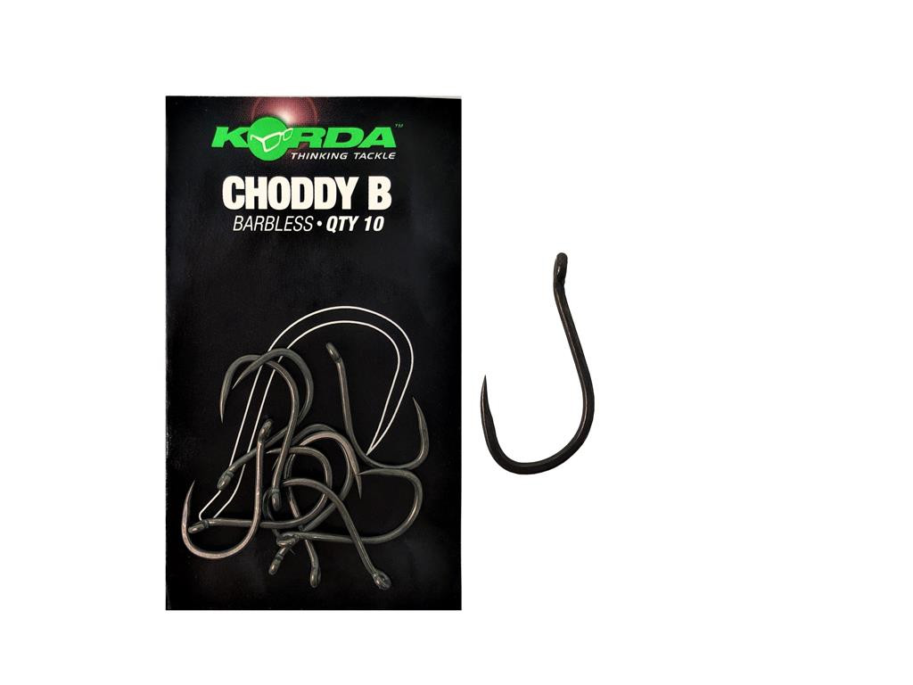 Korda Choddy Barbless r.10 10szt. haki karpiowe