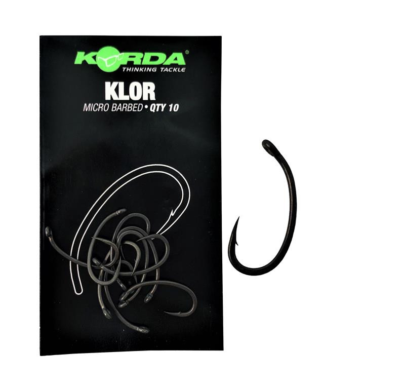Korda Klor r.8 10szt. haki karpiowe