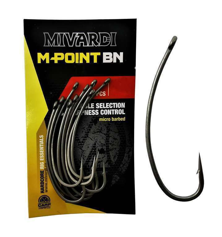 Mivardi M-Point BN Micro Barbed r.8 10szt. haki karpiowe