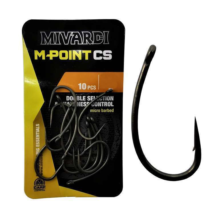 Mivardi M-Point CS Micro Barbed r.4 10szt. haki karpiowe