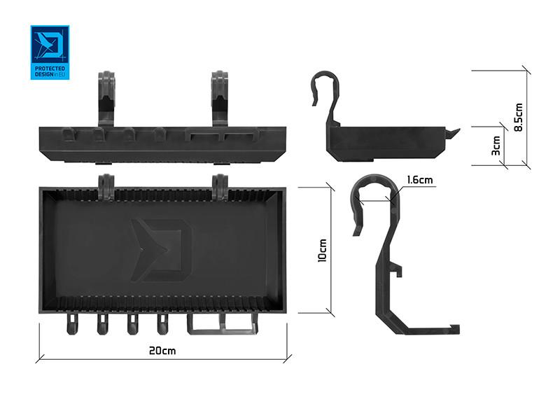 Delphin BlackaWay Shelf Pod 20x10x3 półka do rodpoda