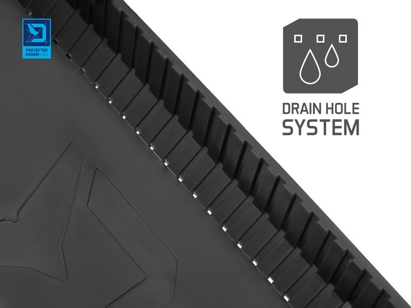 Delphin BlackaWay Shelf Pod 20x10x3 półka do rodpoda