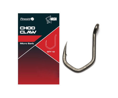 Nash Chod Claw Micro Barbed r.4 10szt. haki karpiowe