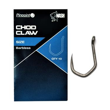 Nash Chod Claw Barbless r.6 10szt. haki karpiowe