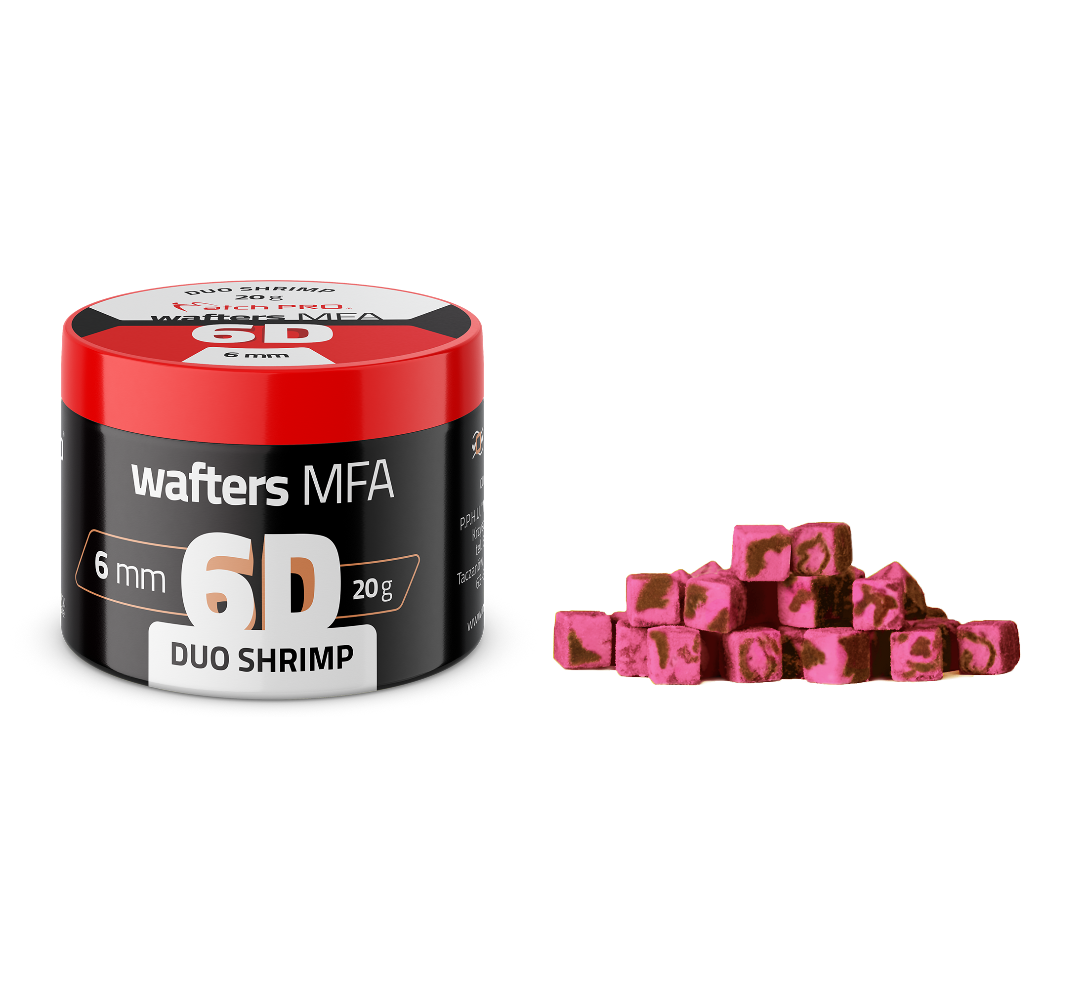 MatchPro 6D MFA Duo Wafters Shrimp 6x6mm