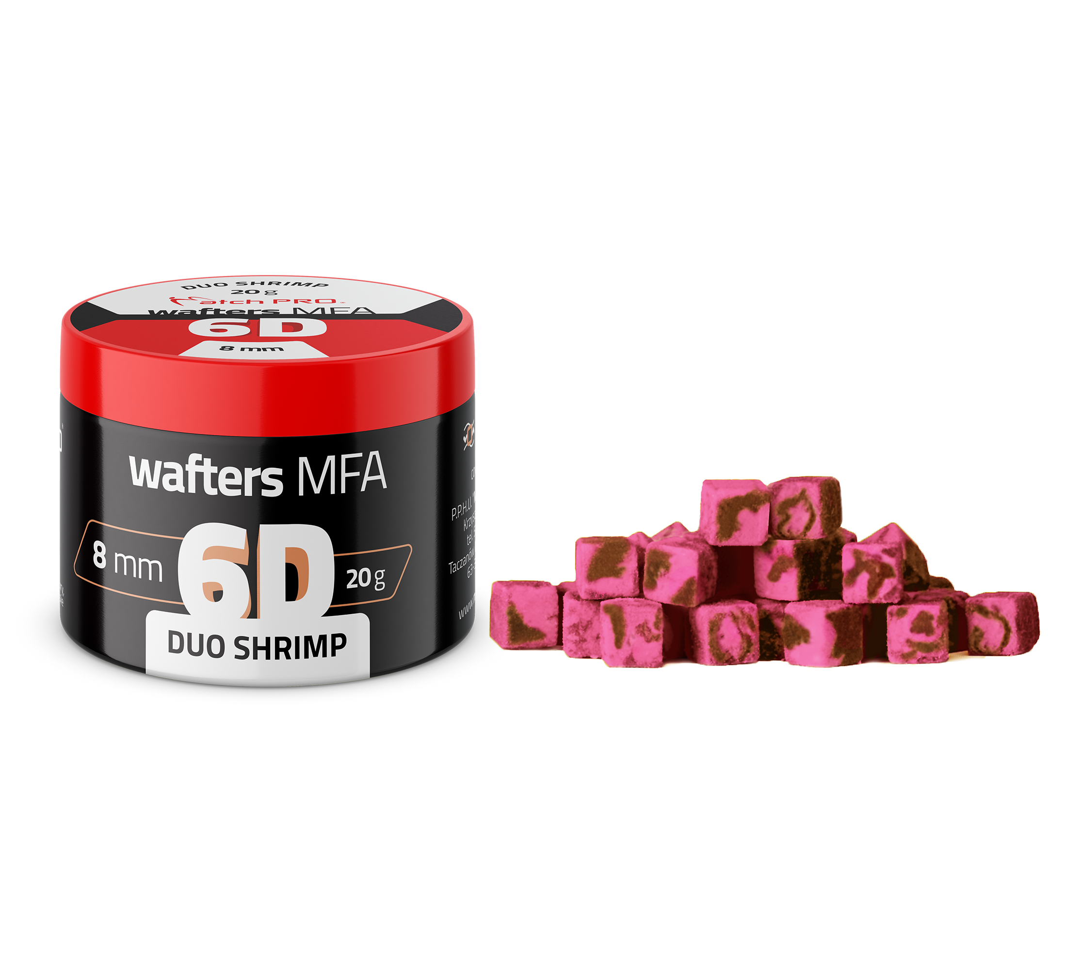 MatchPro 6D MFA Duo Wafters Shrimp 8x8mm