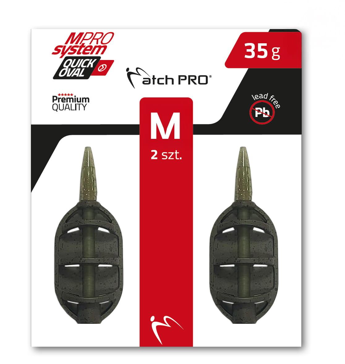 MatchPro Quick Oval System Method M 35g 2szt. podajniki