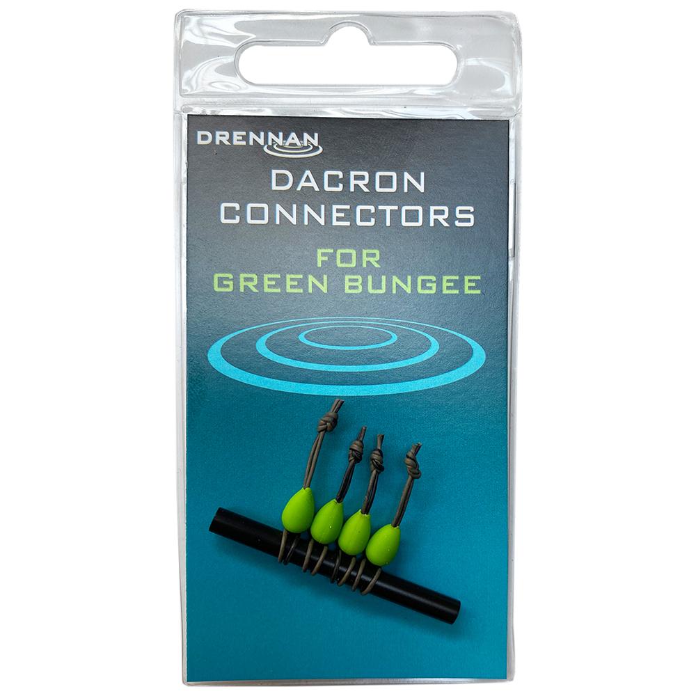 Drennan Dacron Connectors Small Green 4szt.