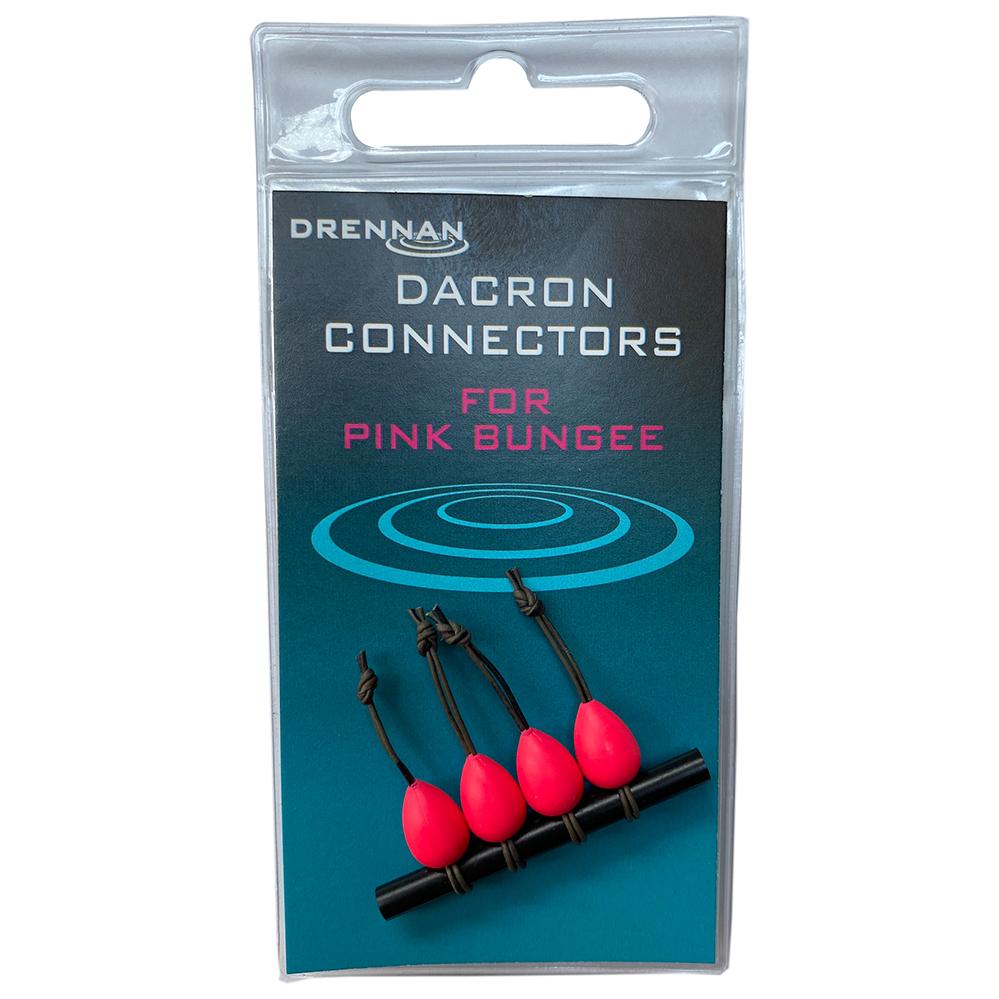 Drennan Dacron Connectors Large Pink 4szt.