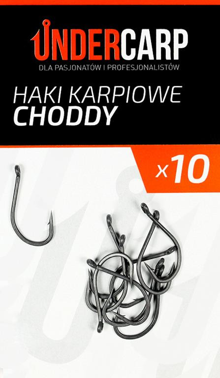 UnderCarp Choddy r.4 10szt haki karpiowe