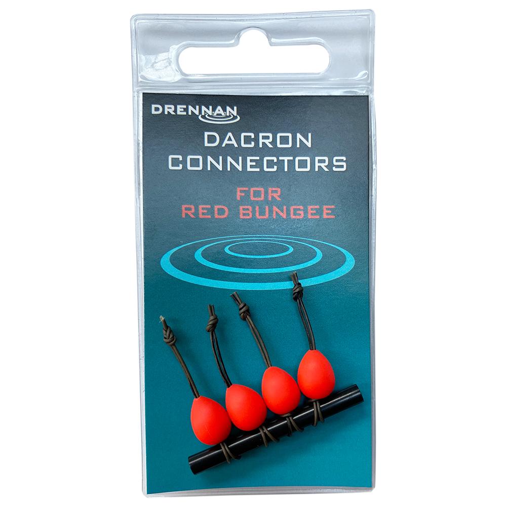 Drennan Dacron Connectors XLarge Red 4szt.