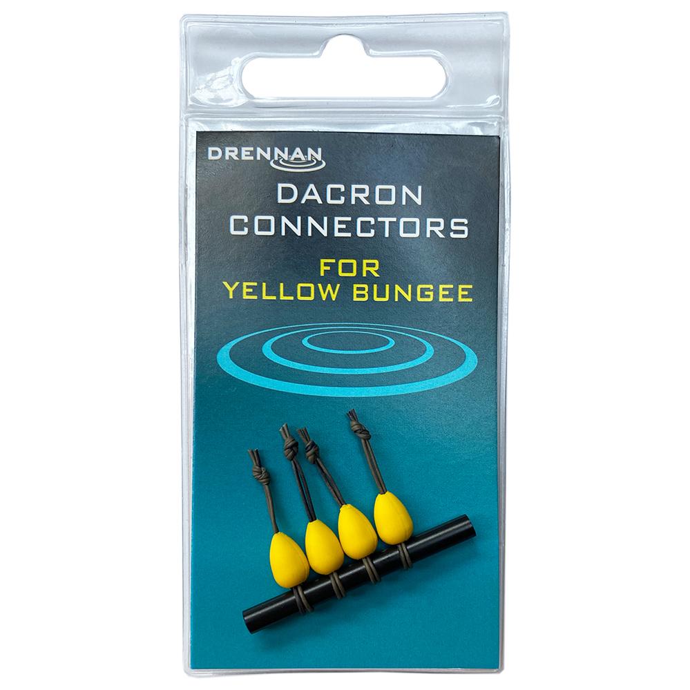 Drennan Dacron Connectors Medium Yellow 4szt.