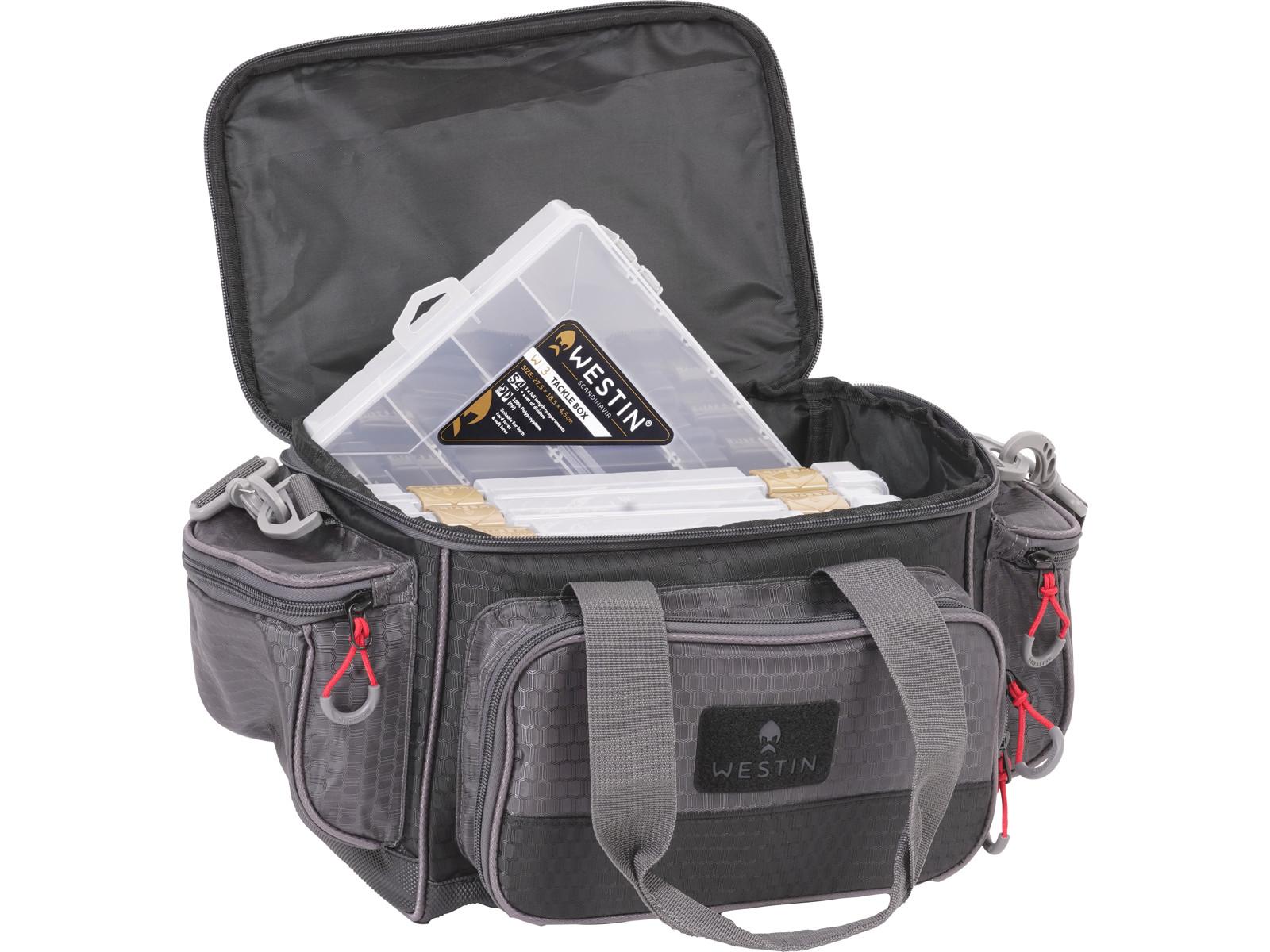 Westin W4 Lure Loader 4 Boxes Small Titanium Black torba